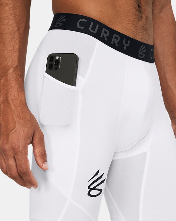 Men's Curry Brand ¾ Leggings in White image number 3